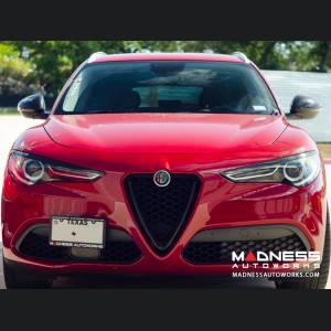 Alfa Romeo Stelvio Headlight Trim Kit - Carbon Fiber